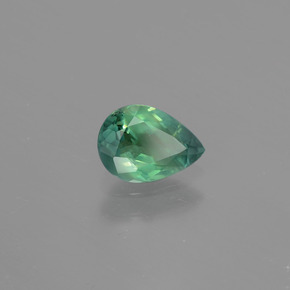 Alexandrita multicolorido natural 0,79ct, formato de pêra, VS
