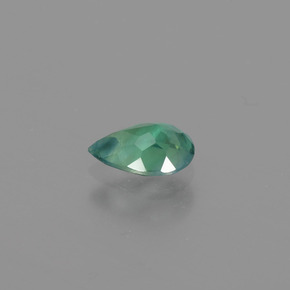 Alexandrita multicolorido natural 0,79ct, formato de pêra, VS