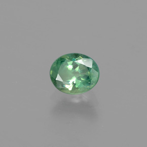 Alexandrita multicolorido natural 0,70ct, corte oval, VS