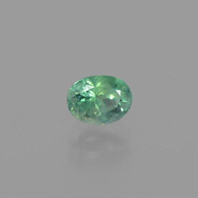 Alexandrita multicolorido natural 0,94ct, corte oval, VS