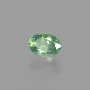 Alexandrita multicolorido natural 0,98ct, corte oval, VS