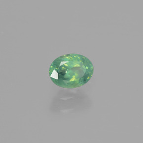 Alexandrite Verde/Vermelho Natural 0.51ct, Corte Oval, VS