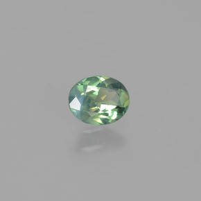 Alexandrita multicolorido natural 0,36ct, corte oval, VS