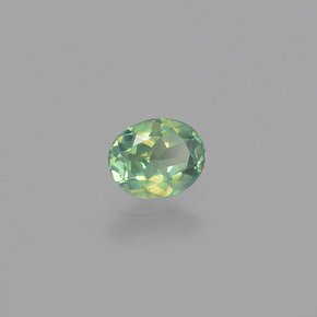 Alexandrita multicolorido natural 0,41ct, corte oval, VS