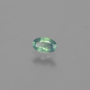 Alexandrita multicolorido natural 0,26ct, corte oval, VS