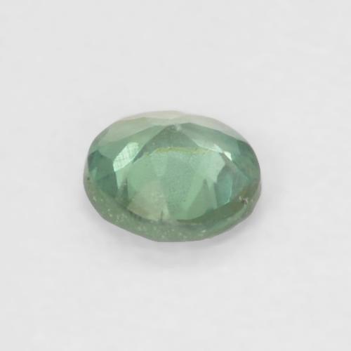 Alexandrita verde natural 0,07ct, corte redondo, VVS-VS