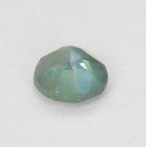 Alexandrita verde natural 0,09ct, corte redondo, VVS-VS