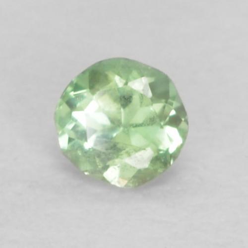 Alexandrita verde natural 0,06ct, corte redondo, VS