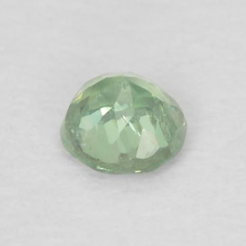 Alexandrita verde natural 0,06ct, corte redondo, VS