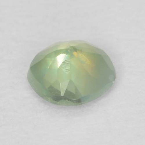 Alexandrita verde natural 0,07ct, corte redondo, VS