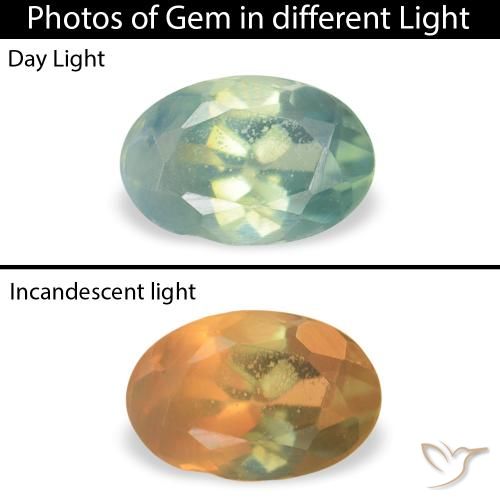 0.08ct Natural Verde Frio Alexandrite, oval, VVS-VS