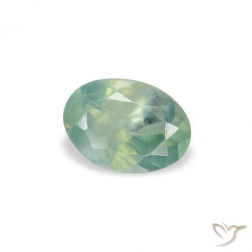 Alexandrite Verde Menta Claro Natural 0.10ct, oval, VVS-VS