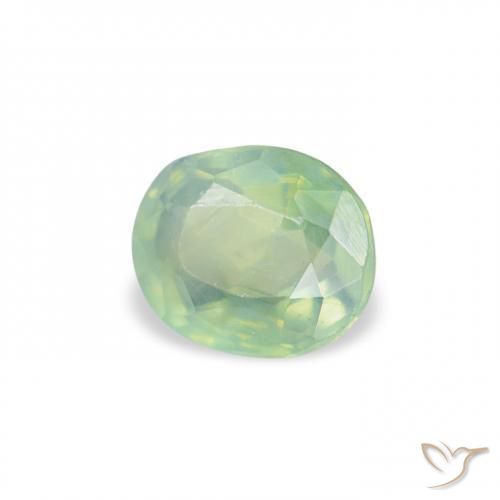 Alexandrite Menta verde Natural 0.11ct, oval, VVS-VS