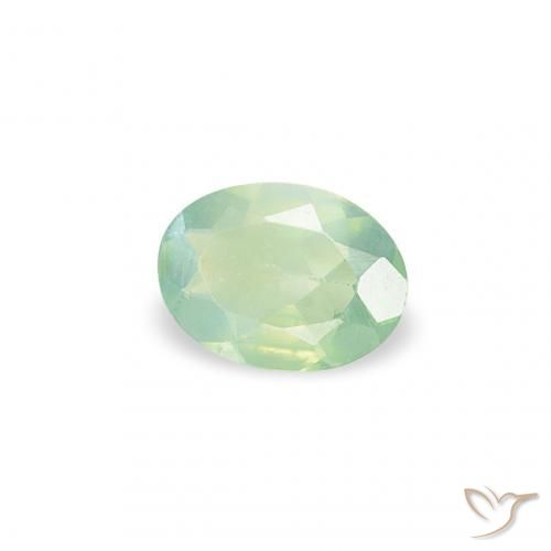 Alexandrite Amarelo Claro Verde Natural 0.12ct, oval, VVS-VS