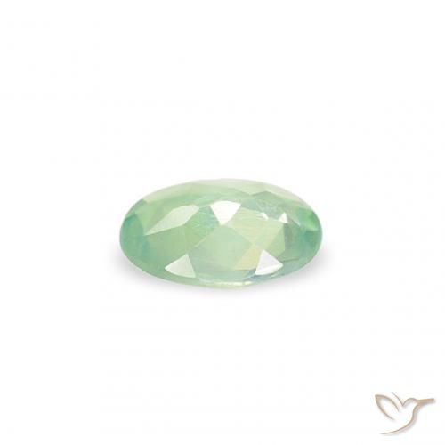 Alexandrite Amarelo Claro Verde Natural 0.12ct, oval, VVS-VS