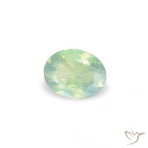 Alexandrite Verde Pêra Claro Natural 0.10ct, oval, VVS-VS