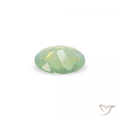 Alexandrite Verde Pêra Claro Natural 0.10ct, oval, VVS-VS