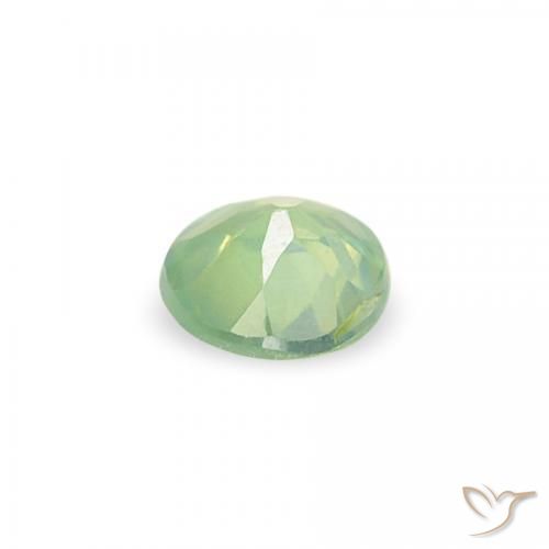 Alexandrite Verde limão Natural 0.10ct, Redondo, VVS-VS