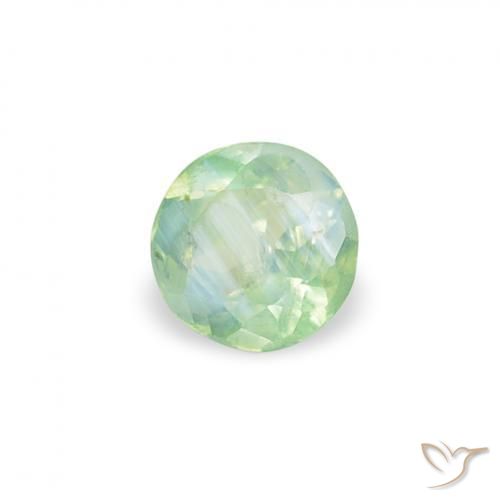 Alexandrite Luz verde Natural 0.11ct, Redondo, VS-SI
