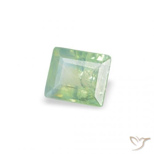 Alexandrite Muito claro amarelo verde Natural 0.15ct, baguete, SI