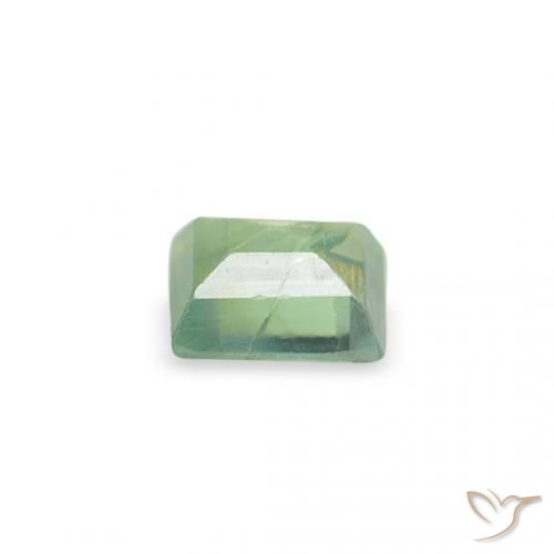Alexandrite Muito claro amarelo verde Natural 0.15ct, baguete, SI