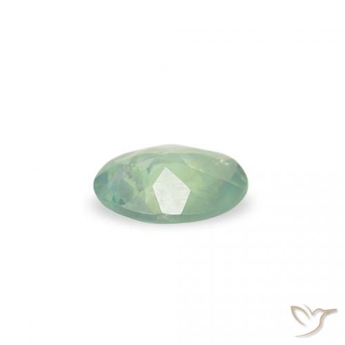 Alexandrite Muito claro amarelo verde Natural 0.07ct, oval, VS-SI