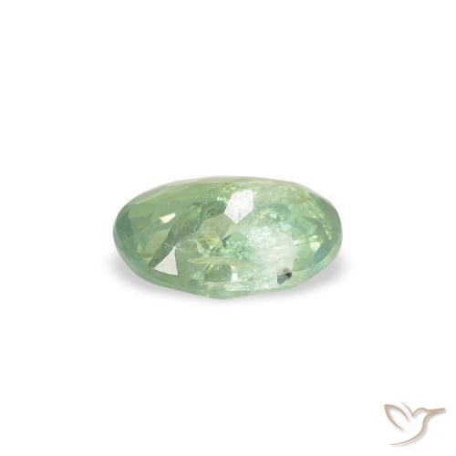 Alexandrite Verde muito claro Natural 0.49ct, oval, SI