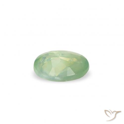 Alexandrite Verde muito claro Natural 0.16ct, oval, VS