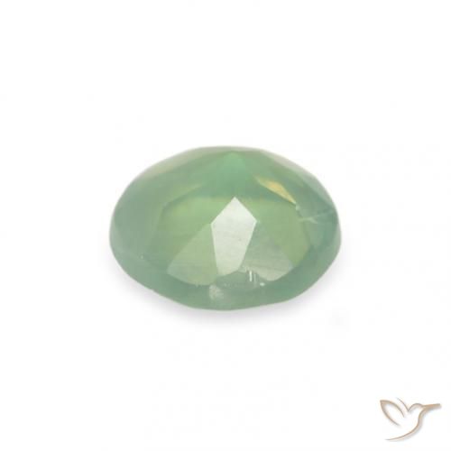 Alexandrite Verde muito claro Natural 0.13ct, Redondo, VS