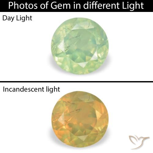0.28ct Natural Pêra Pêra Verde Alexandrite, Redondo, VS-SI