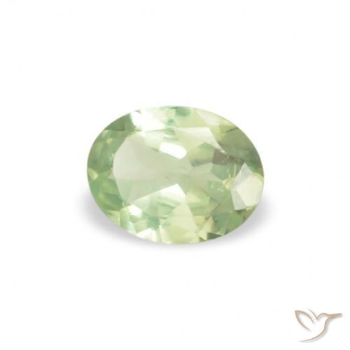 Alexandrite Amarelo verde Natural 0.17ct, oval, VS