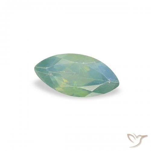 Alexandrite Verde Azul Tom Natural 0.20ct, Marquesa, VVS-VS