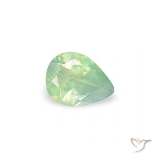 Alexandrite Luz verde Natural 0.09ct, Formato de pêra, VS