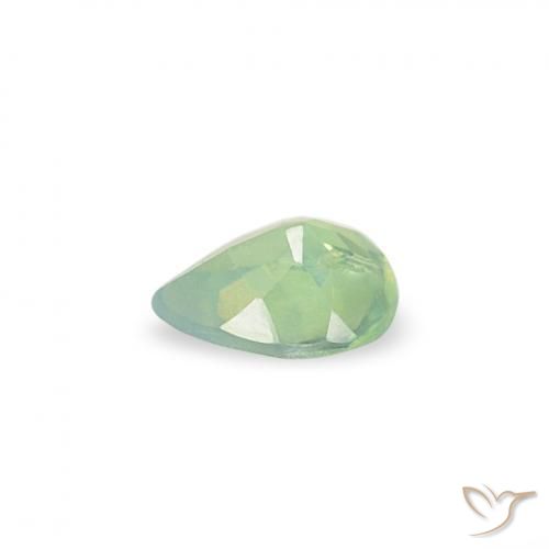 Alexandrite Luz verde Natural 0.09ct, Formato de pêra, VS