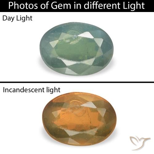 0.64ct Natural Turquesa Alexandrite, oval, VS