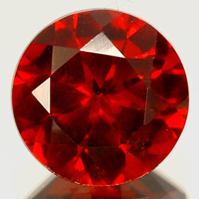 Granada Almandina Vermelho Natural 1.14ct, Corte Redondo, VS