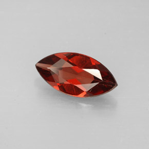 Granada almandina vermelho natural 1,18ct, marquise, VVS-VS