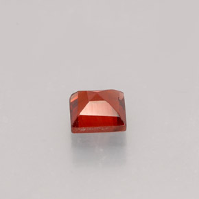 Granada Almandina Laranja Vermelho Natural 0.48ct, Quadrado, VVS-VS