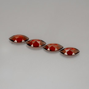 Pedras preciosas de Granada Almandina Laranja Vermelho natural de  ct, Marquesa, VS