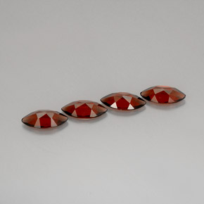 Pedras preciosas de Granada Almandina Vermelho escuro natural de  ct, Marquesa, VS