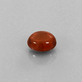 Granada almandina vermelho natural 0,76ct, transparente, transparente/translúcido