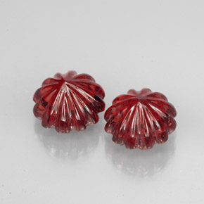 Pedras preciosas de Granada Almandina Vermelho natural de  ct, Forma extravagante, Translúcido