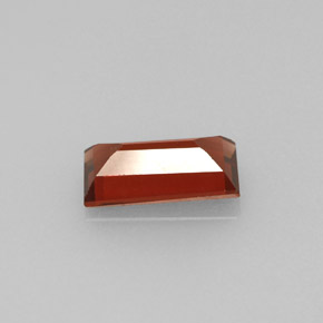 Granada almandina vermelho natural 0,96ct, baguete, VVS-VS