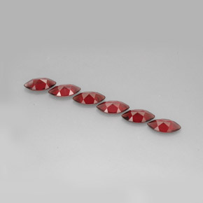 Pedras preciosas de granada almandina vermelho natural de  ct, marquise, VVS-VS