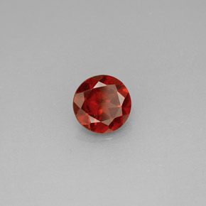Granada Almandina Vermelho Natural 0.98ct, Corte Redondo, VS