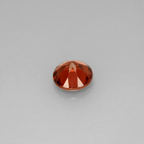Granada almandina vermelho natural 0,99ct, corte redondo, VS