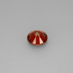 Granada almandina vermelho natural 0,98ct, corte redondo, VS