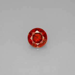 Granada Almandina Vermelho Natural 0.98ct, Corte Redondo, VS