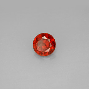 Granada Almandina Vermelho Natural 0.98ct, Corte Redondo, VS