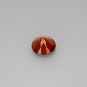 Granada almandina vermelho natural 0,96ct, corte redondo, VS